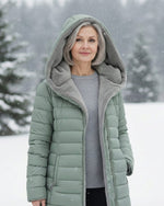 Marianne Quilted Coat - Wool-Effect Marianne Quilted Coat - Wool-Effect Louise Perrin 
