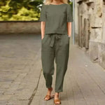 Elise Two-Piece Set Elise Two-Piece Set Louise Perrin Military Green 8 