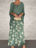 Solene Maxi Dress Solene Maxi Dress Louise Perrin Dark Green Print 8 