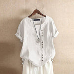 Nadine Asymmetrical Blouse Nadine Asymmetrical Blouse Louise Perrin Off-White 8 